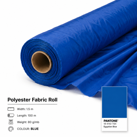 Polyester flaggstoff rull 100m x 1,5m | 60 g/m²