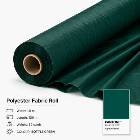 Polyester flaggstoff rull 100m x 1,5m | 60 g/m²