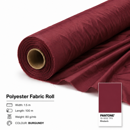 Polyester flaggstoff rull 100m x 1,5m | 60 g/m²