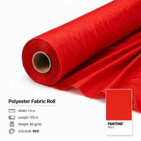 Polyester Flag Fabric Roll 100m x 1.5m | 60 g/m²