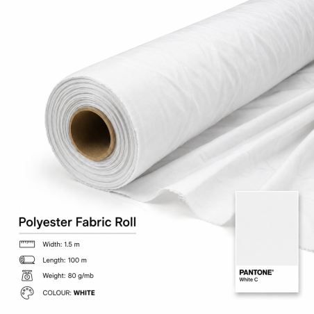 Polyester Flag Fabric Roll 100m x 1.5m | 60 g/m²