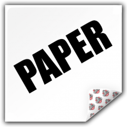 Square Paper Stickers | Custom CMYK Print | EU Made