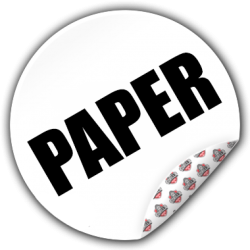 Pegatinas Redondas de Papel – Cola Extra Fuerte e Impresión Nítida