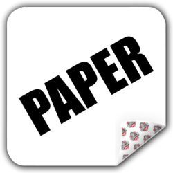 Pegatinas de Papel Ultras con Esquinas Redondeadas – Pegamento Fuerte