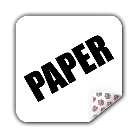 Ultras Paper Stickers with Rounded Corners – Strong Glue