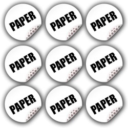 Multipack Autocolantes de Papel – Cola Forte & Impressão Nítida