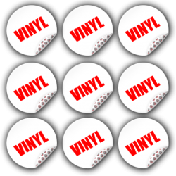 Multipack vinylklistermärken – Ultrastark lim &amp; hållbarhet