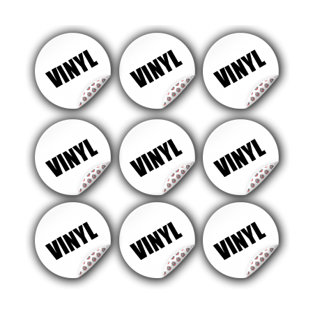 Multipack vinylklistermärken – Ultrastark lim &amp; hållbarhet