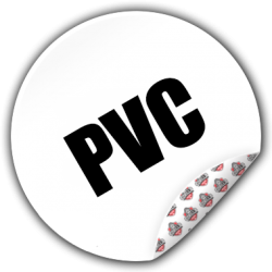 Pegatinas Redondas de PVC | Pegamento Fuerte | Fabricante de la UE