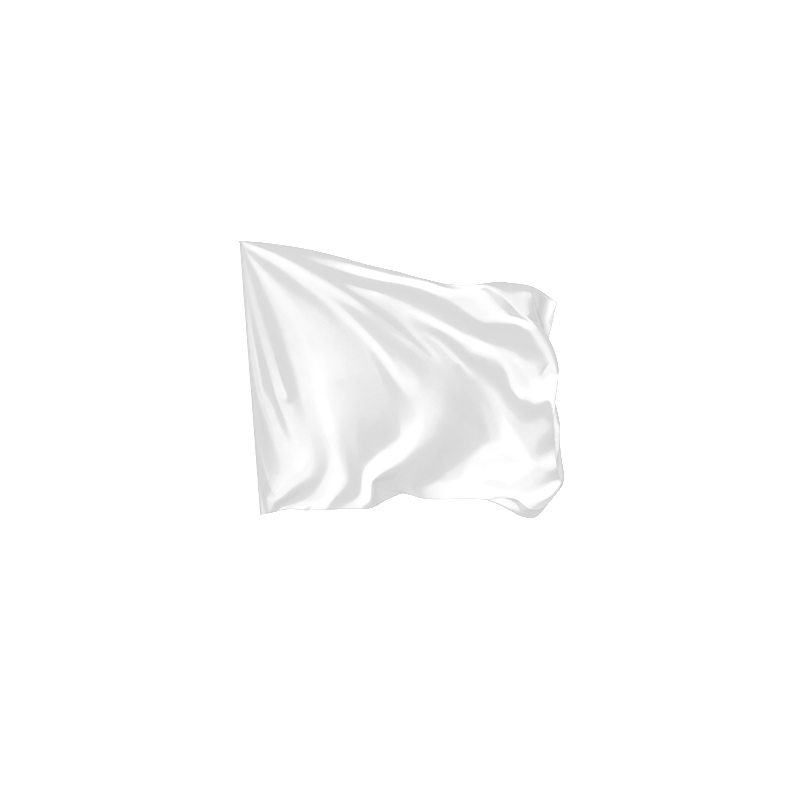 Ensfarget sydd pinneflagg – Lett polyesterflagg