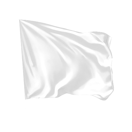 Einfarbige Stockfahne – Leichtes Polyester 60 g/m²