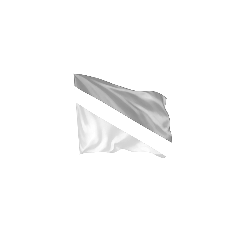 Diagonal 3-färgad syad flagga | Anpassad trikolör | EU-tillverkad