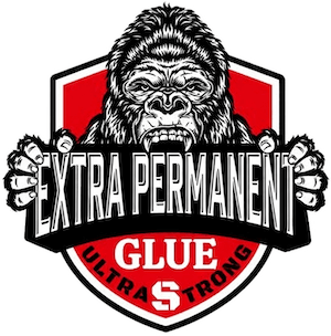Extra Permanent Glue - Industrial Strength Adhesive for Ultras Stickers